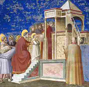 Presentation of Mary, by Giotto